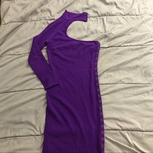 MARCIANO | violet bodycon dress